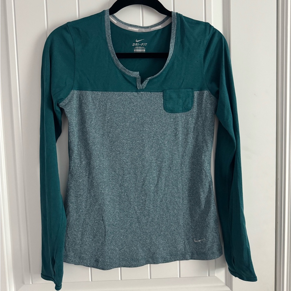 Nike Dri-FIT Teal Running Shirt